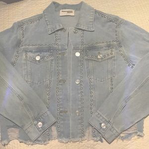 Savanna Jane studded jean jacket